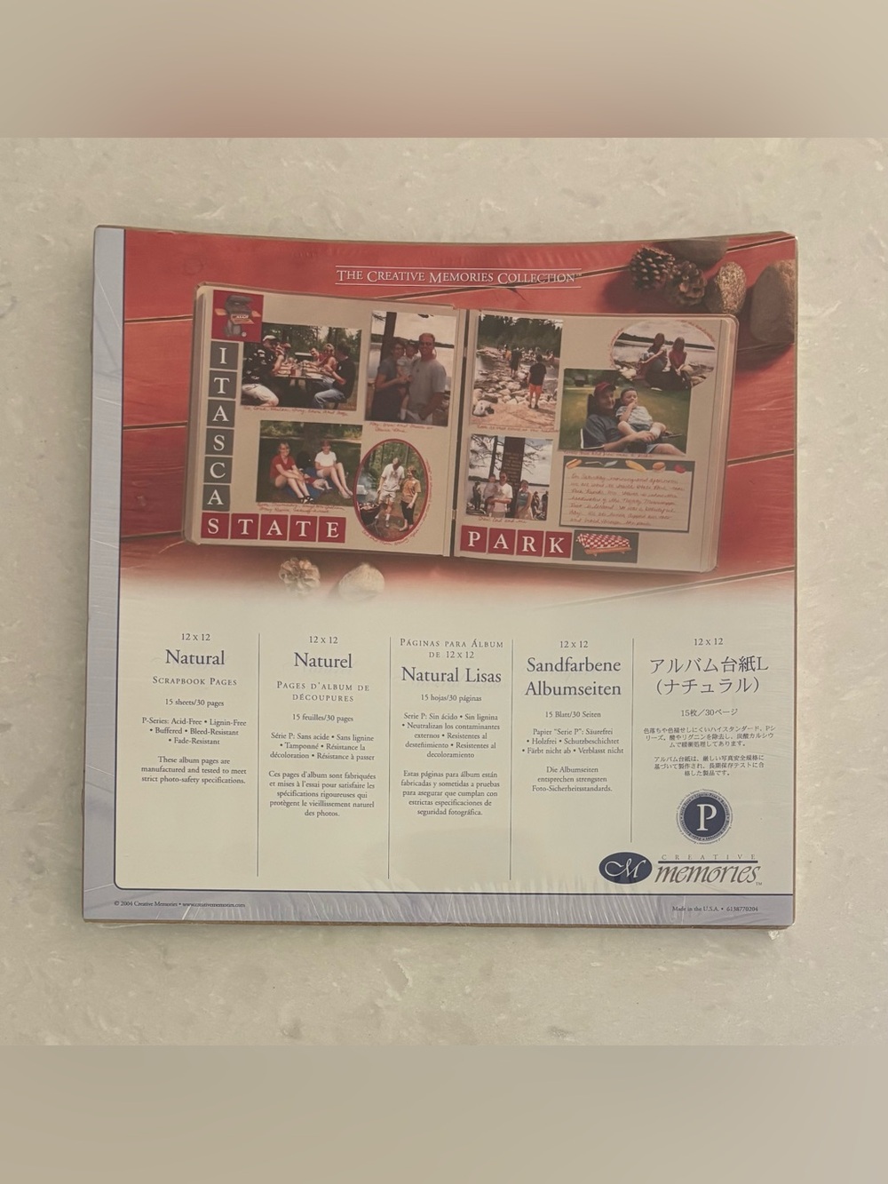 Creative Memories Retired Refill Natural Pages